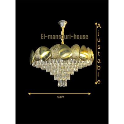 Plafonnier Larme de Cristal Suspendu