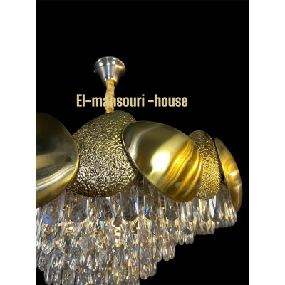 Plafonnier Larme de Cristal Suspendu