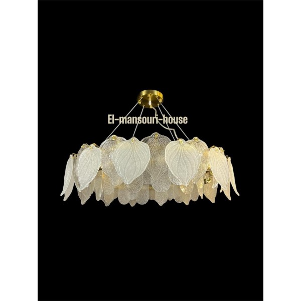 Plafonnier double feuille Suspendu