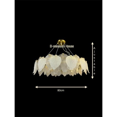 Plafonnier double feuille Suspendu