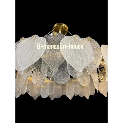 Plafonnier double feuille Suspendu